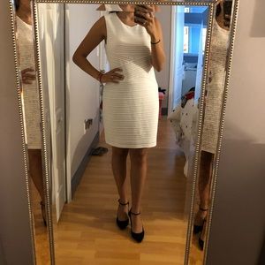 Calvin Klein White bodycon dress